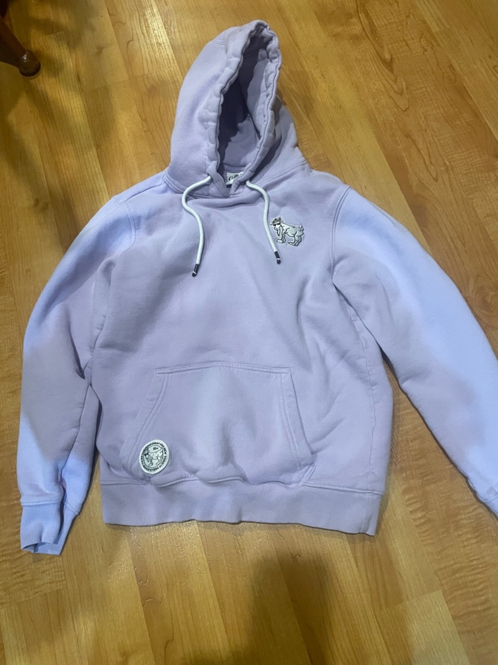 Women’s  Lavender Hoodie Sweatshirt - Branded Pullover size XS